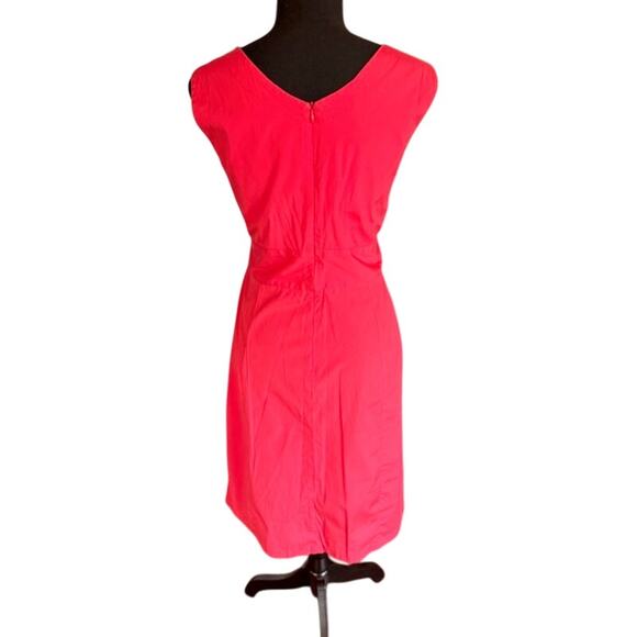 GAP Stretch Reddish Pink Sleeveless Dress – Size 12 - Picture 4 of 7